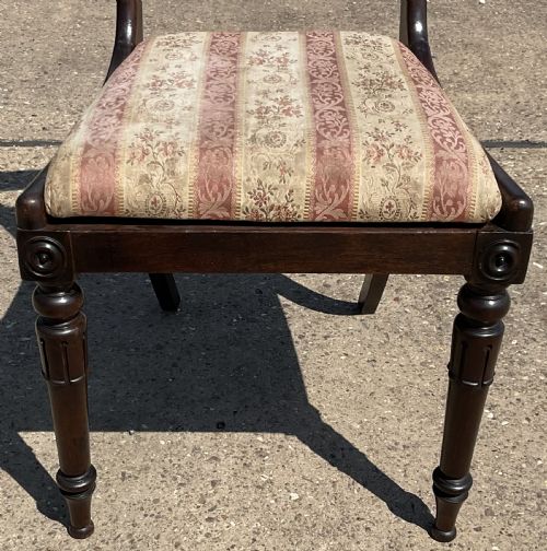 SET OF SIX REGENCY ROSEWOOD DINING CHAIRS - ADDITIONAL PHOTO 11