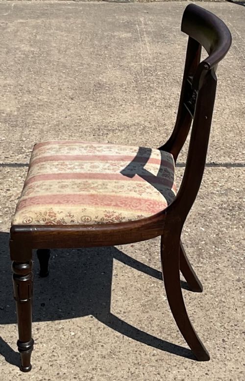 SET OF SIX REGENCY ROSEWOOD DINING CHAIRS - ADDITIONAL PHOTO 12