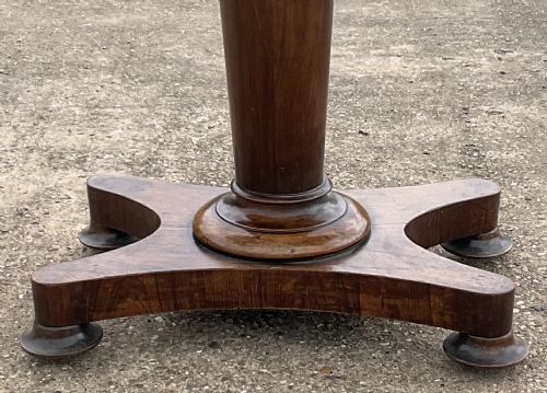 EARLY VICTORIAN MAHOGANY FOLDOVER CARD TABLE - ADDITIONAL PHOTO 3