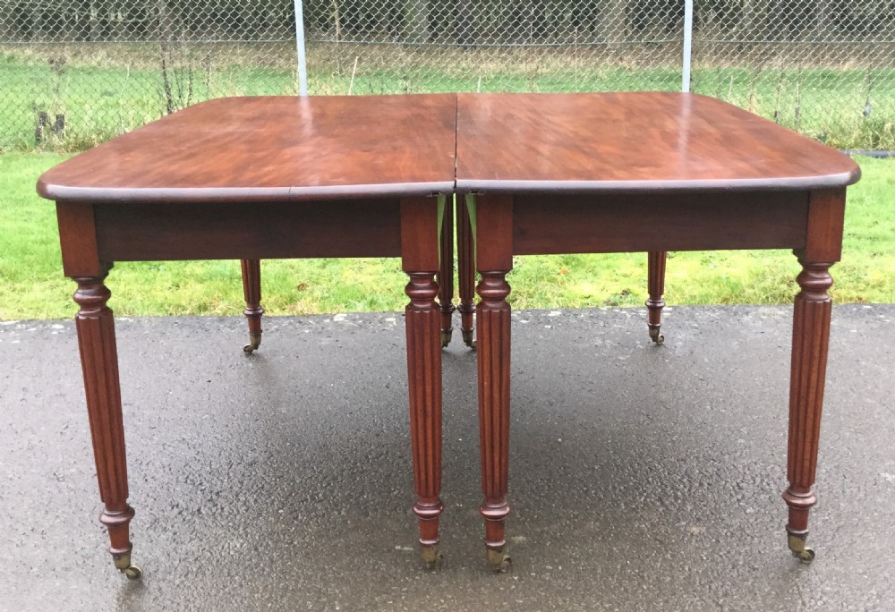 Regency Mahogany Extending Dining Table to Seat Twelve  View VI