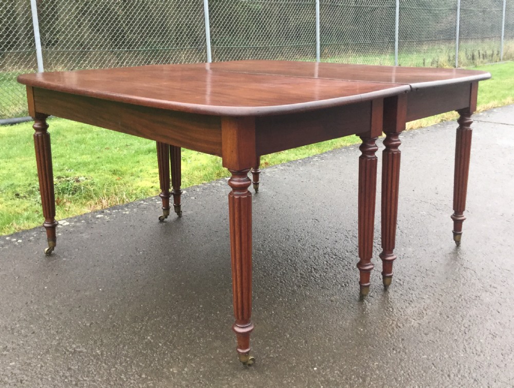 Regency Mahogany Extending Dining Table to Seat Twelve  View VII