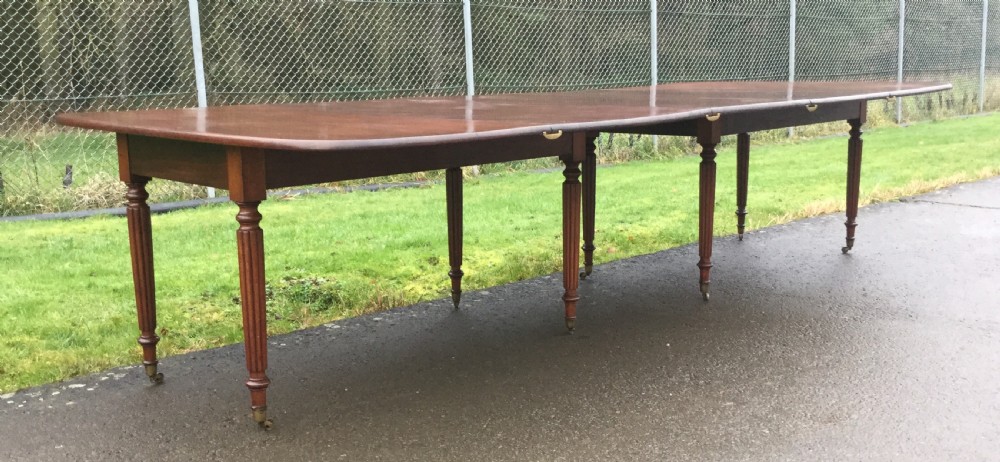 Regency Mahogany Extending Dining Table to Seat Twelve  View XIII