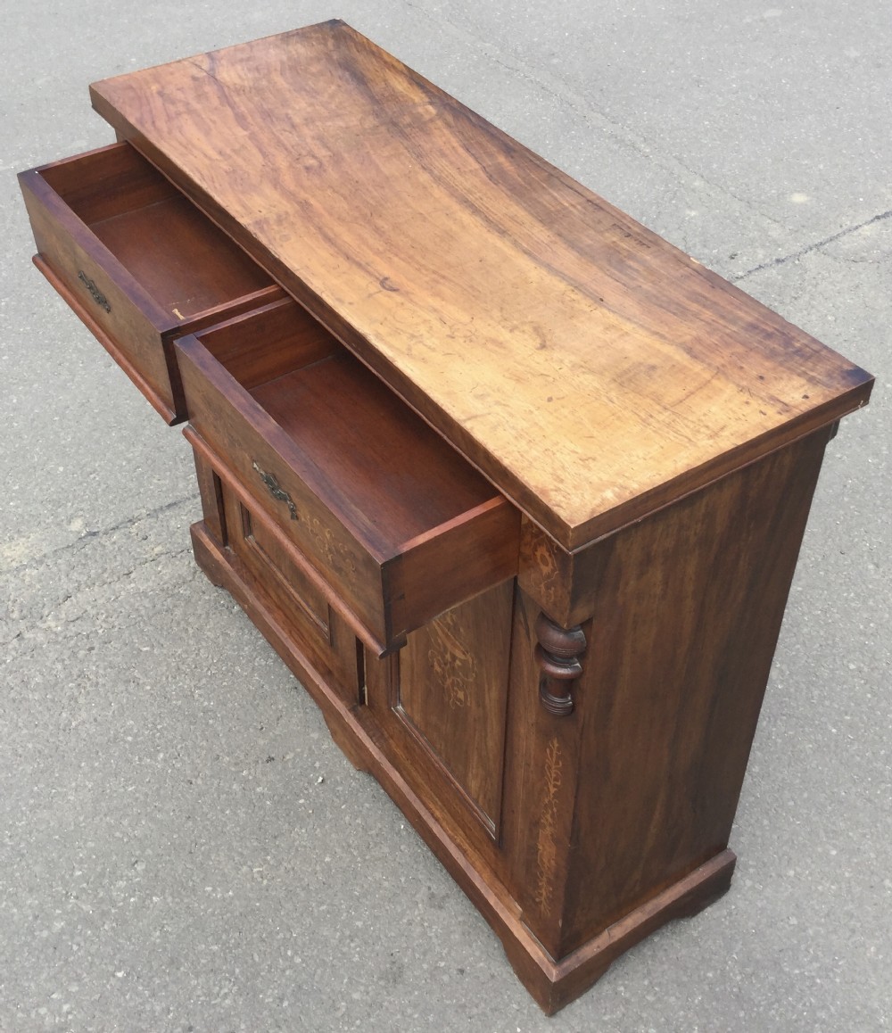 Victorian Walnut Chiffonier Base