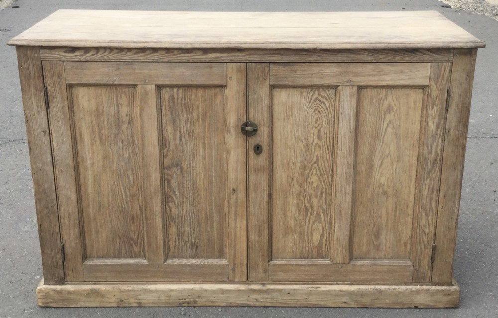 Victorian Pitch Pine Side Cupboard  View II