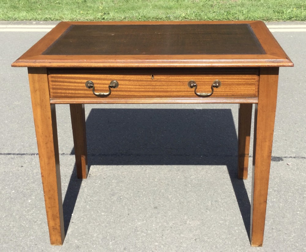 Edwardian Small Mahogany Writing Table