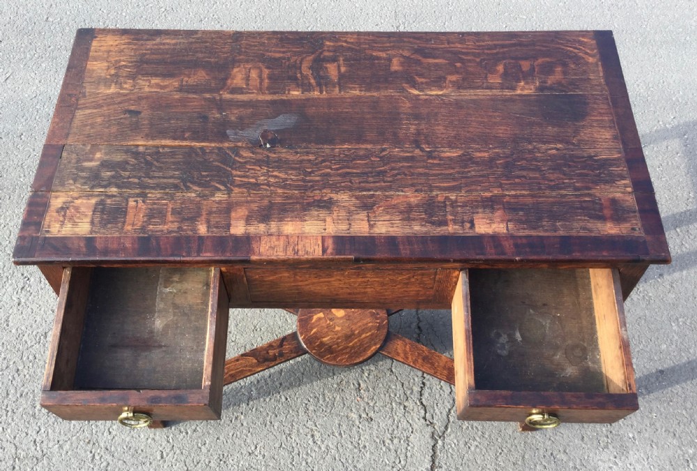 Georgian Oak Side Table  View III