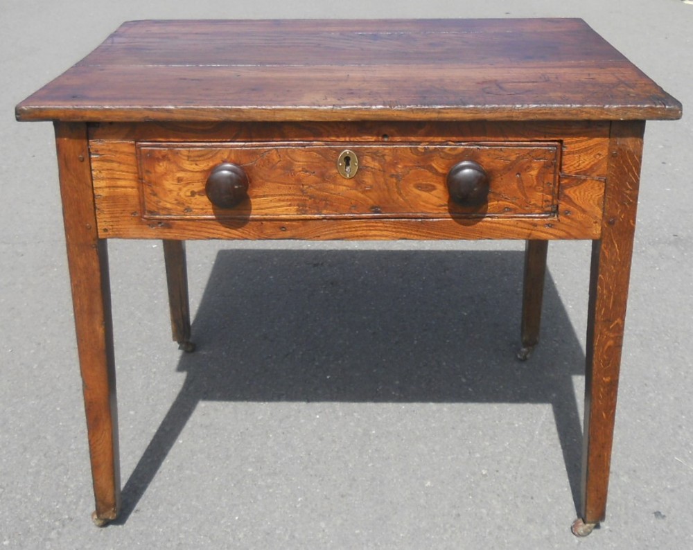 Georgian Oak Side Table 