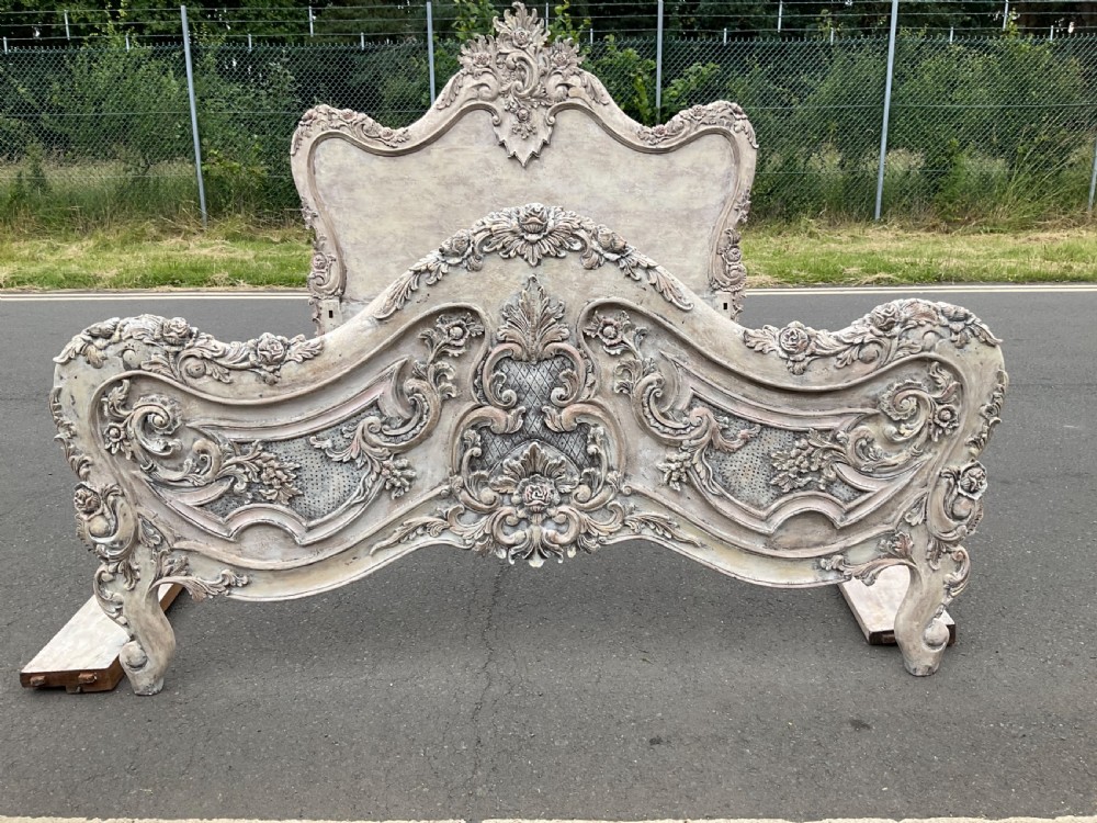 Six Foot Wide Painted Double Bed