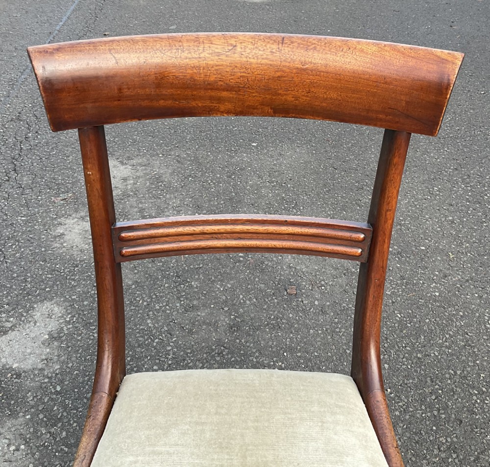Set of Six Regency Mahogany Dining Chairs View III