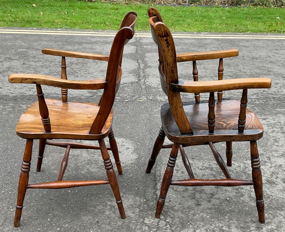 Six Windsor Kitchen Chairs View XIII