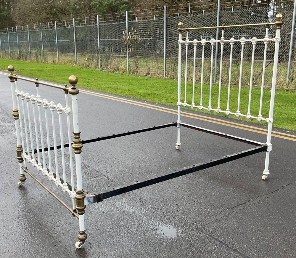 Victorian Brass & Iron Double Bed View IV