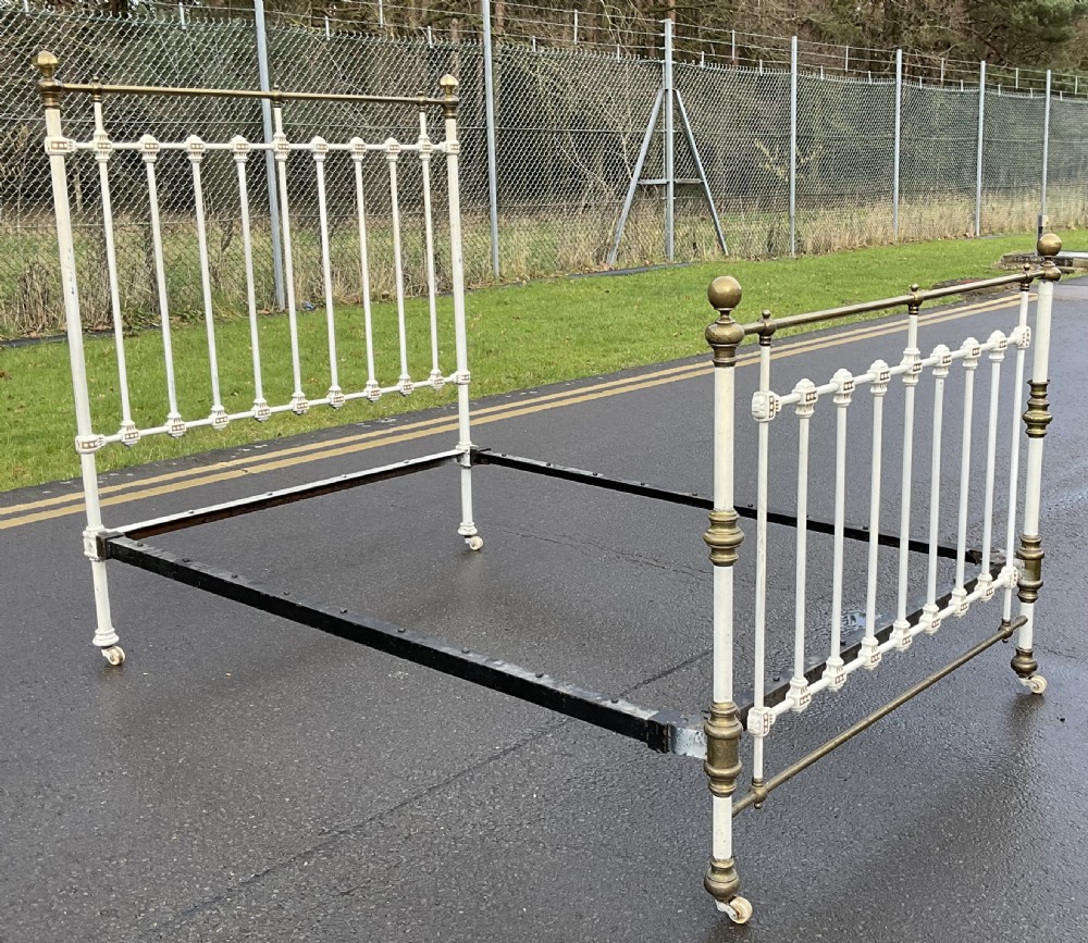 Victorian Brass & Iron Double Bed View V