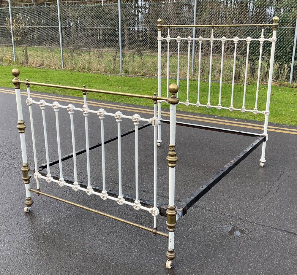 Victorian Brass & Iron Double Bed View VI