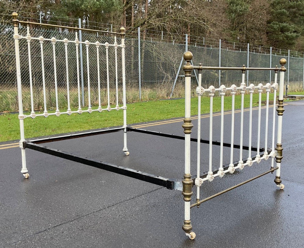 Victorian Brass & Iron Double Bed View VII