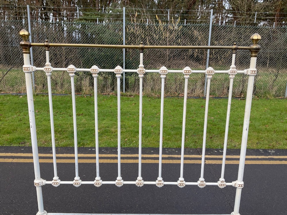 Victorian Brass & Iron Double Bed View VIII