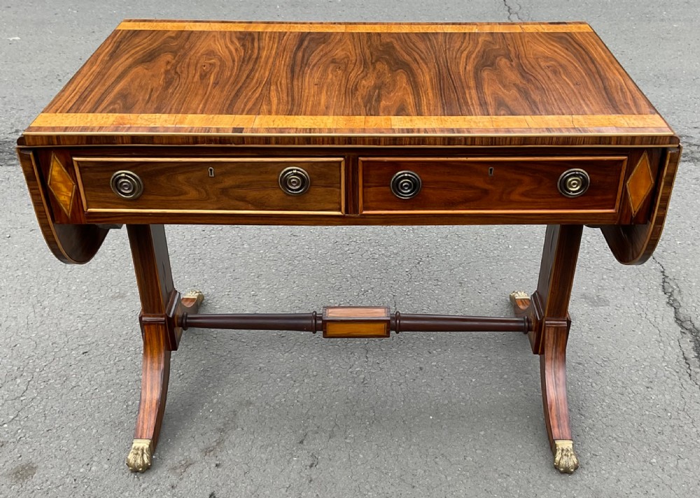 Regency Rosewood Sofa Table