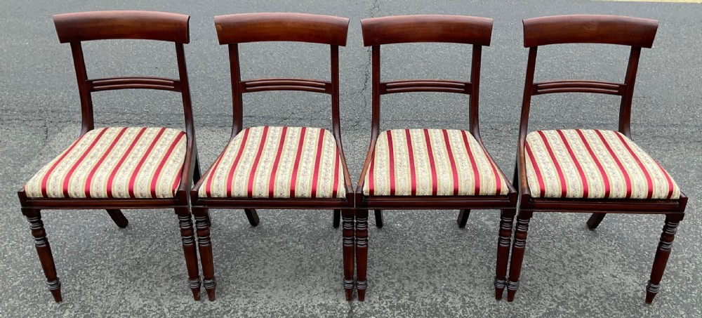 Set of Four Victorian Mahogany Dining Chairs View II