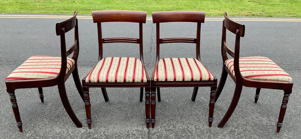 Set of Four Victorian Mahogany Dining Chairs View III