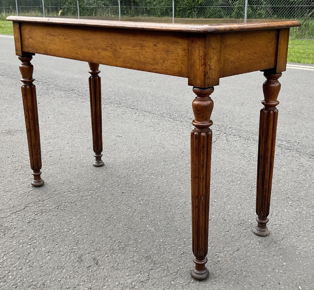 Regency Oak Console Table  View II