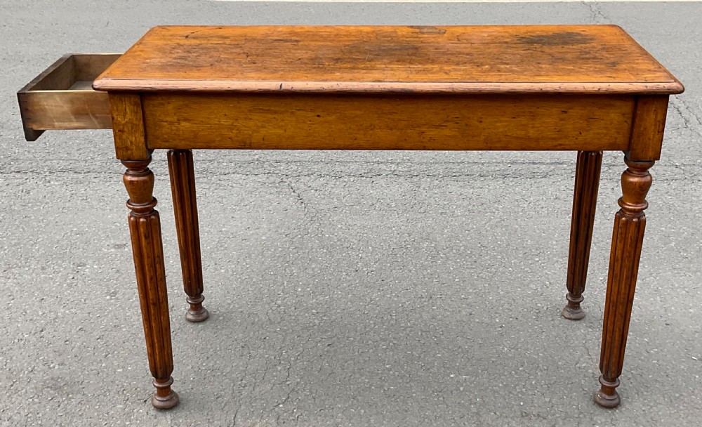 Regency Oak Console Table  View VIII