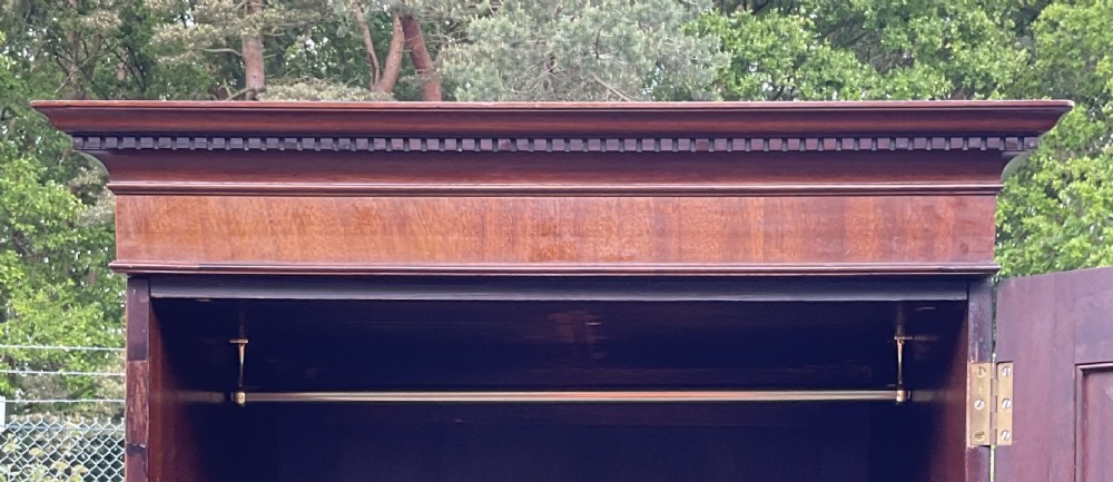 Edwardian Mahogany Narrow Hall Robe  View VI