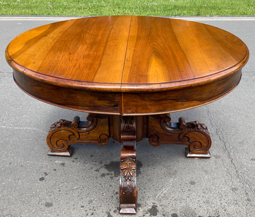 Victorian Mahogany Pedestal Centre Table 