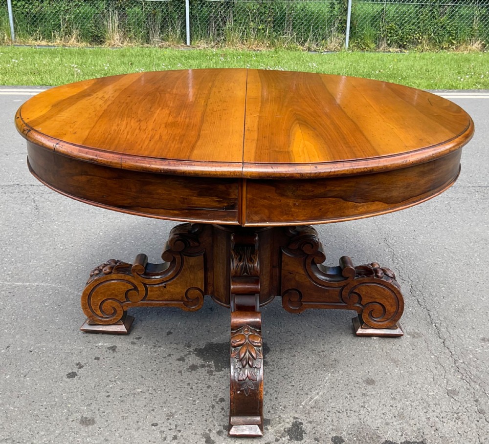 Victorian Mahogany Pedestal Centre Table  View II