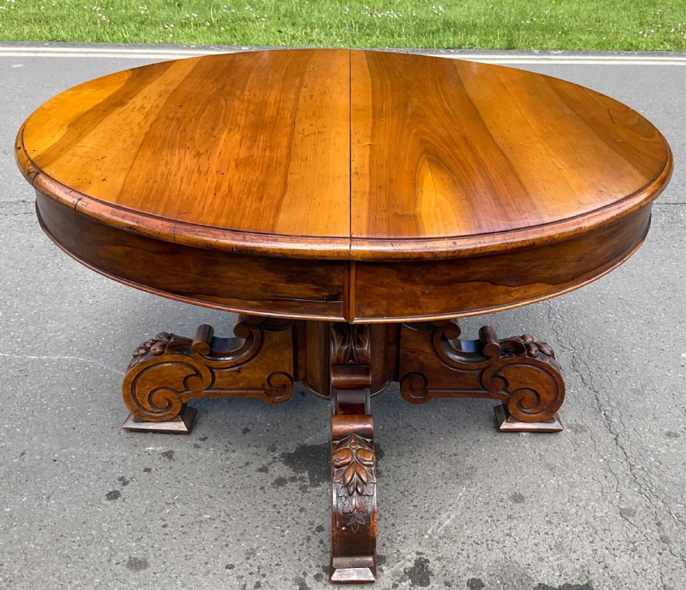 Victorian Mahogany Pedestal Centre Table  View III