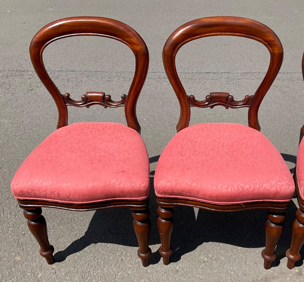Set of Six Victorian Mahogany Dining Chairs  View VIII