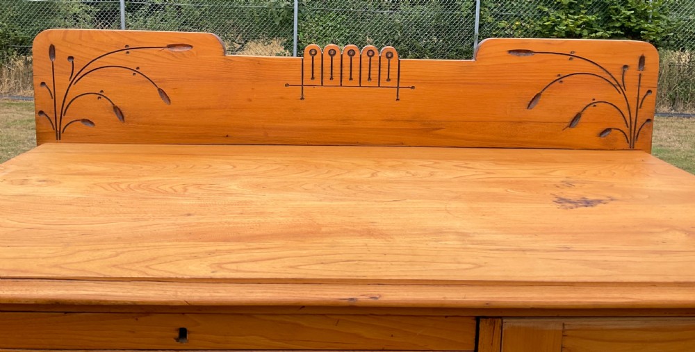 Aesthetic Movement Tall Ash Chest of Drawers  View X
