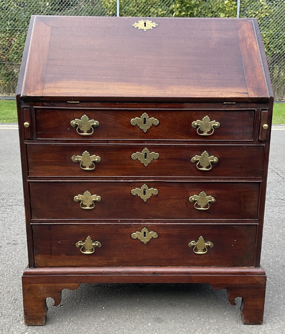 Georgian Small Mahogany Writing Bureau 