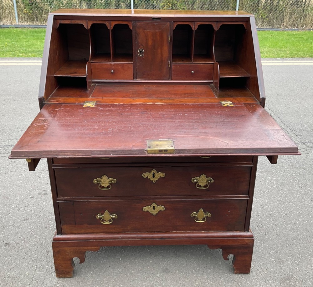 Georgian Small Mahogany Writing Bureau  View XII