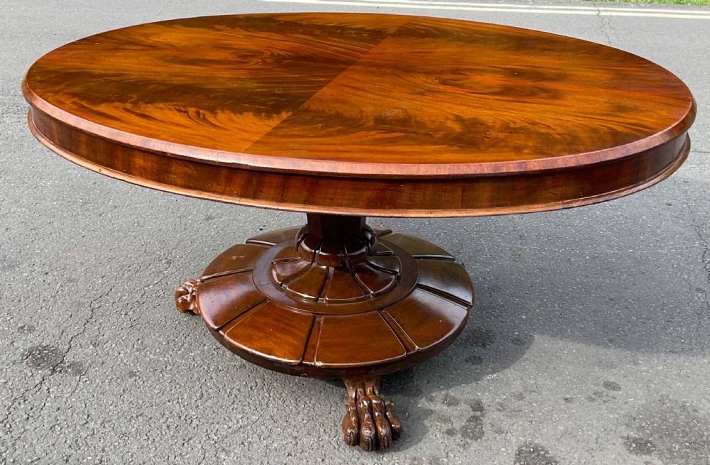 Victorian Oval Mahogany Centre Table  View II