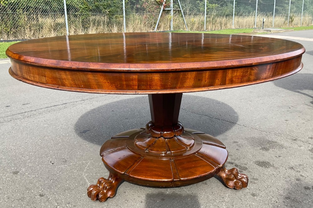 Victorian Oval Mahogany Centre Table  View III