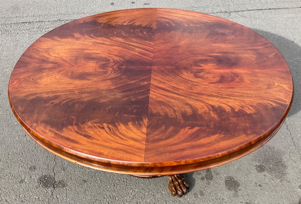 Victorian Oval Mahogany Centre Table  View IV