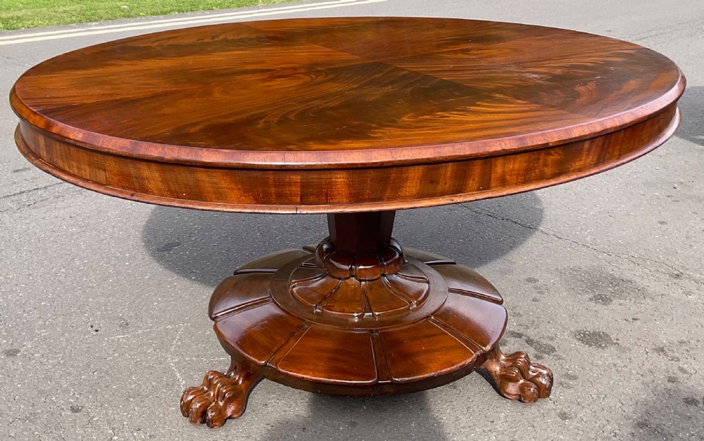 Victorian Oval Mahogany Centre Table  View V