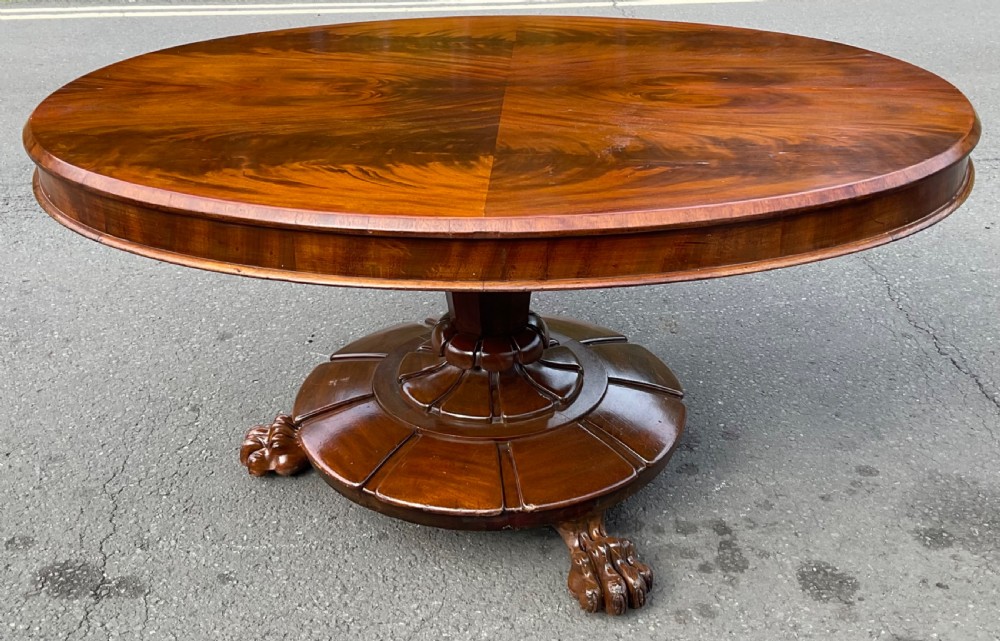 Victorian Oval Mahogany Centre Table  View VI