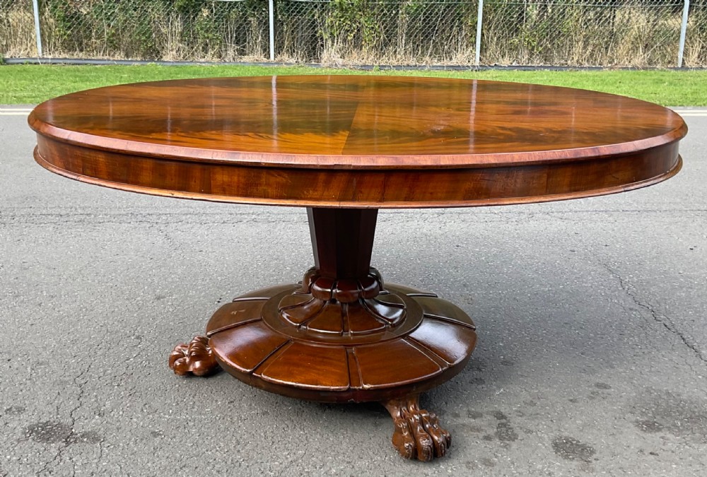 Victorian Oval Mahogany Centre Table  View VII
