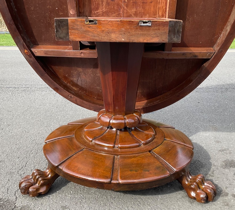 Victorian Oval Mahogany Centre Table  View VIII