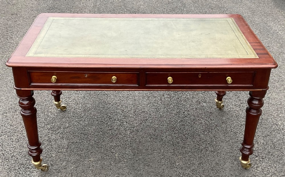 Victorian Mahogany Writing Table 