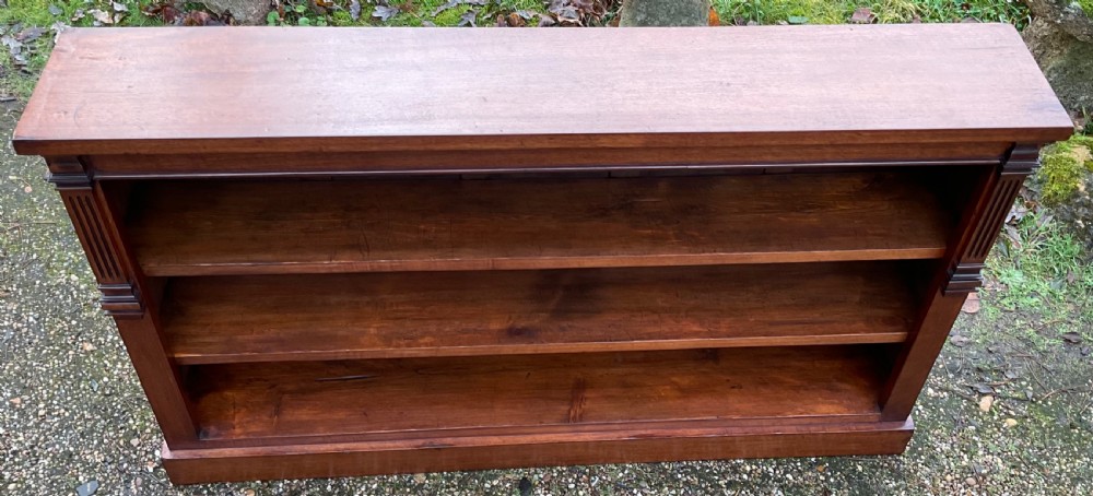 Victorian Mahogany Open Bookcase View VII