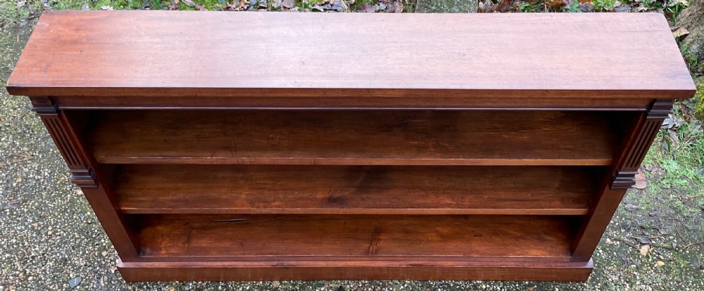 Victorian Mahogany Open Bookcase View VIII