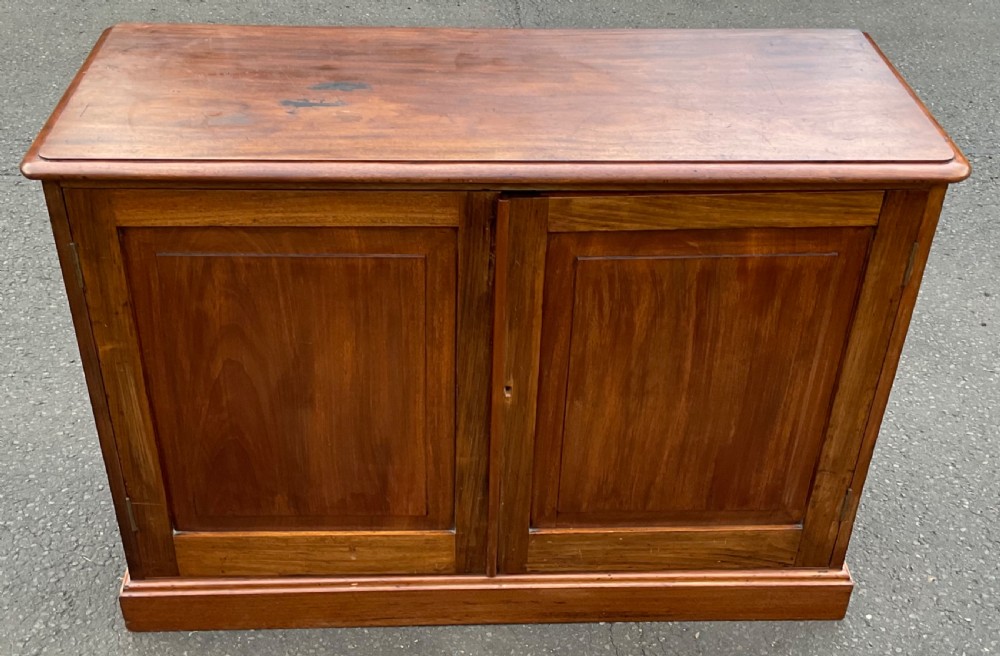 Victorian Mahogany Two Door Cupboard 