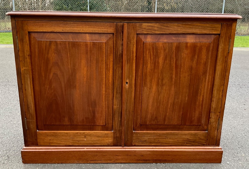 Victorian Mahogany Two Door Cupboard  View II