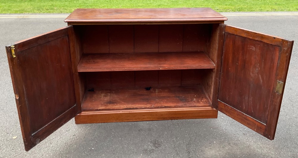 Victorian Mahogany Two Door Cupboard  View III