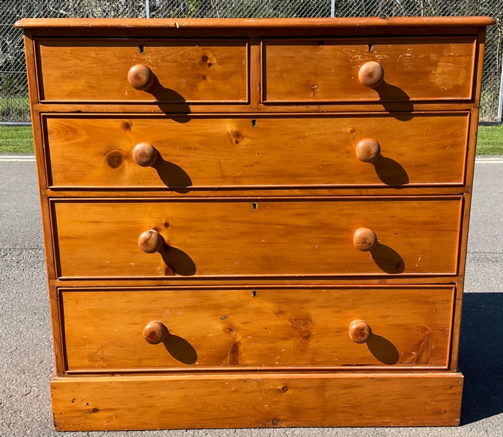 Victorian Pine Chest of Drawers  View II