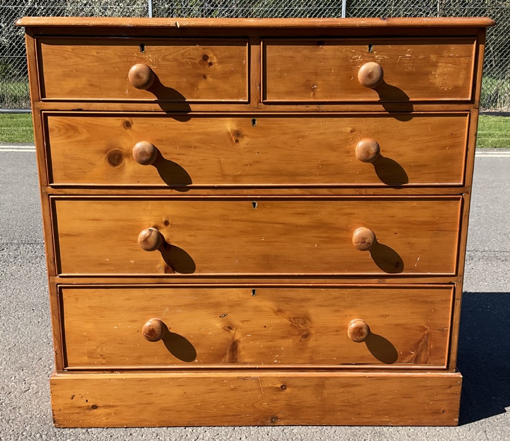 Victorian Pine Chest of Drawers  View III