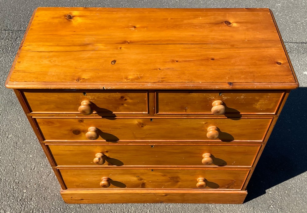 Victorian Pine Chest of Drawers  View VI