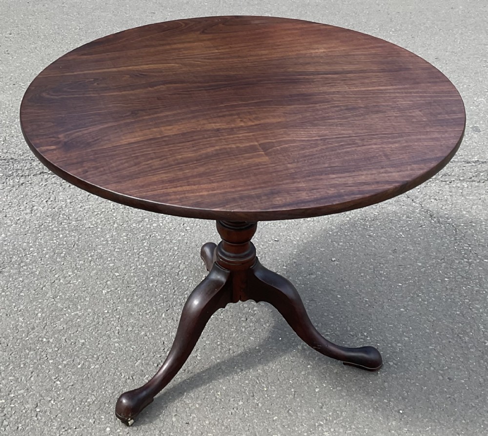 Georgian Mahogany Pedestal Breakfast Table 