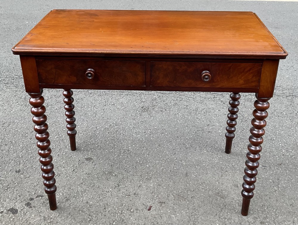 Victorian Mahogany Writing Table 